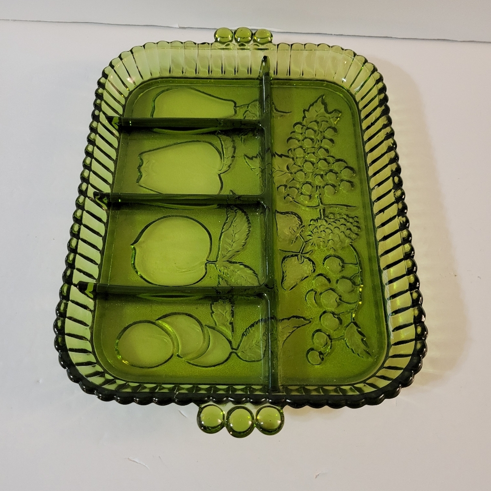 Indiana Glass 5 Section Relish/Cheese Dish - Picture 2 of 6